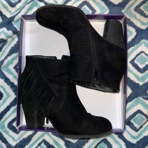 Madden Girl Suede Booties